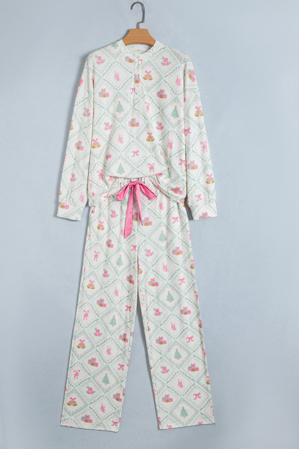 Long Sleeve Christmas Lounge Set