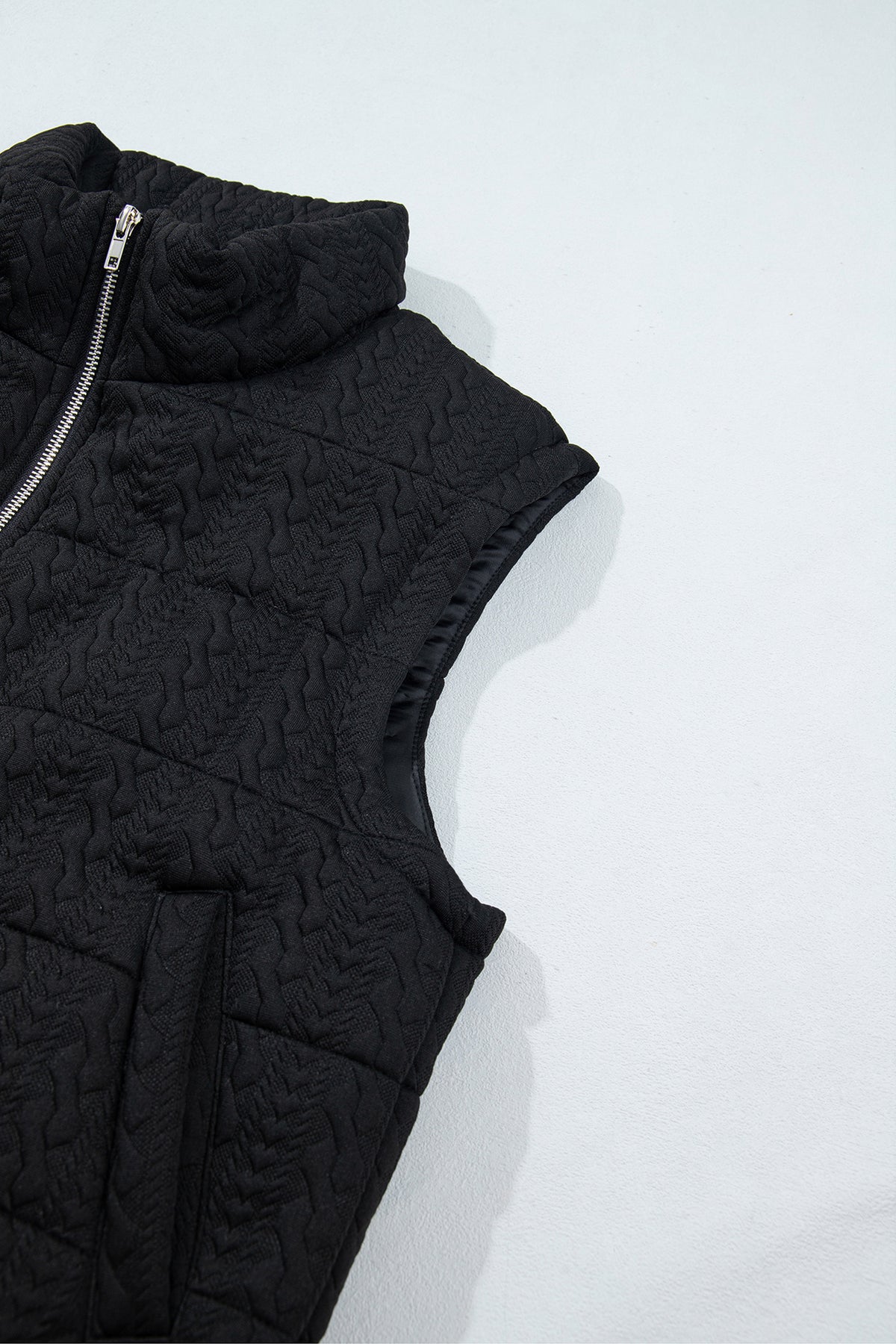 Quilted Zipper Winter Vest