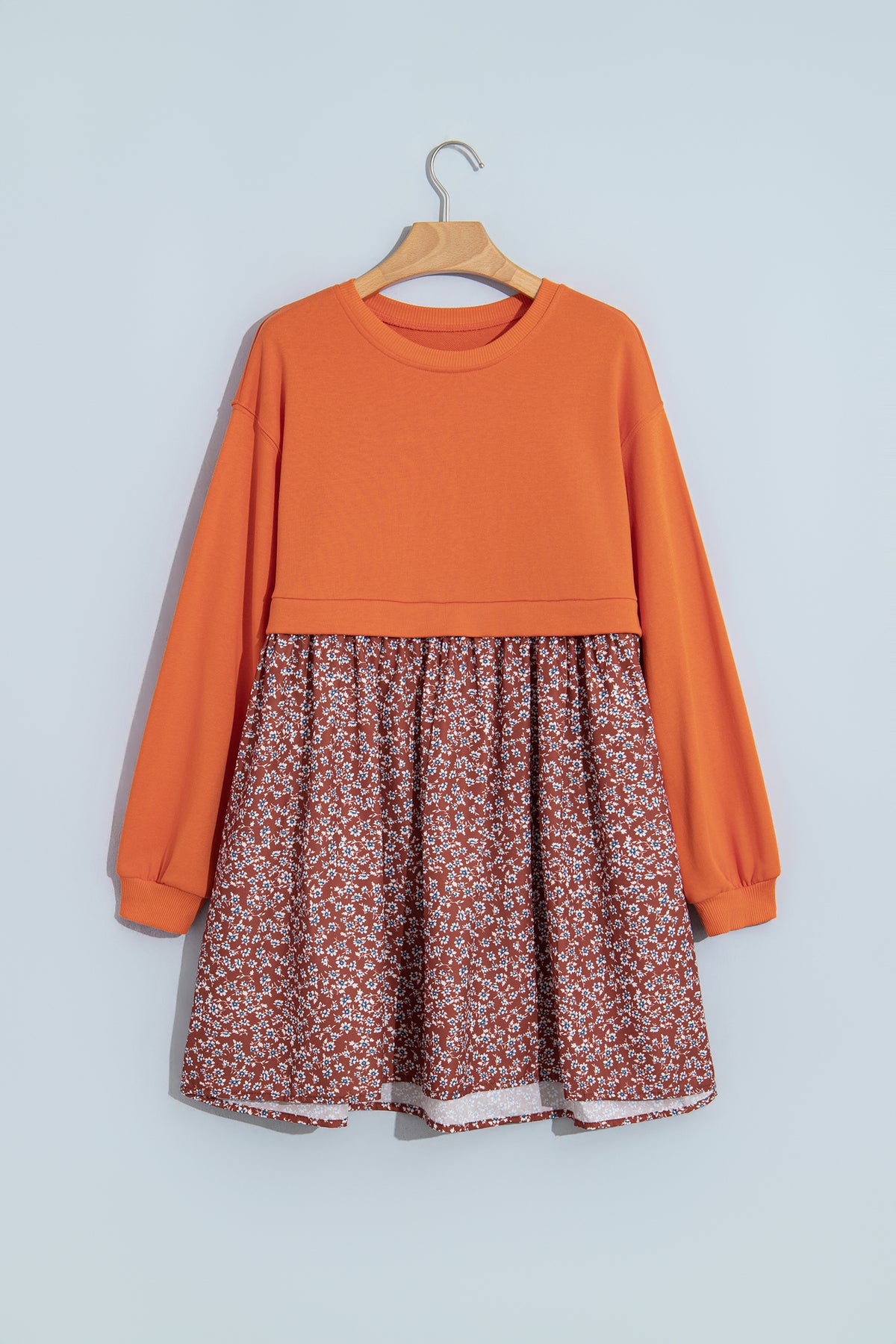 Floral Flared 2-in-1 Mini Dress