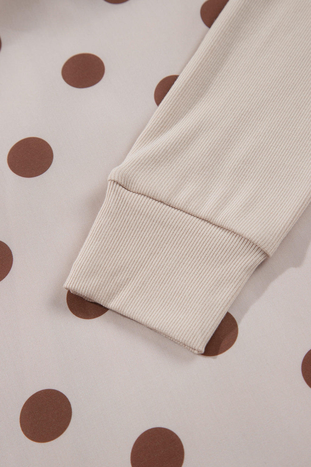 Polka Dot Midi Long Sleeve Dress