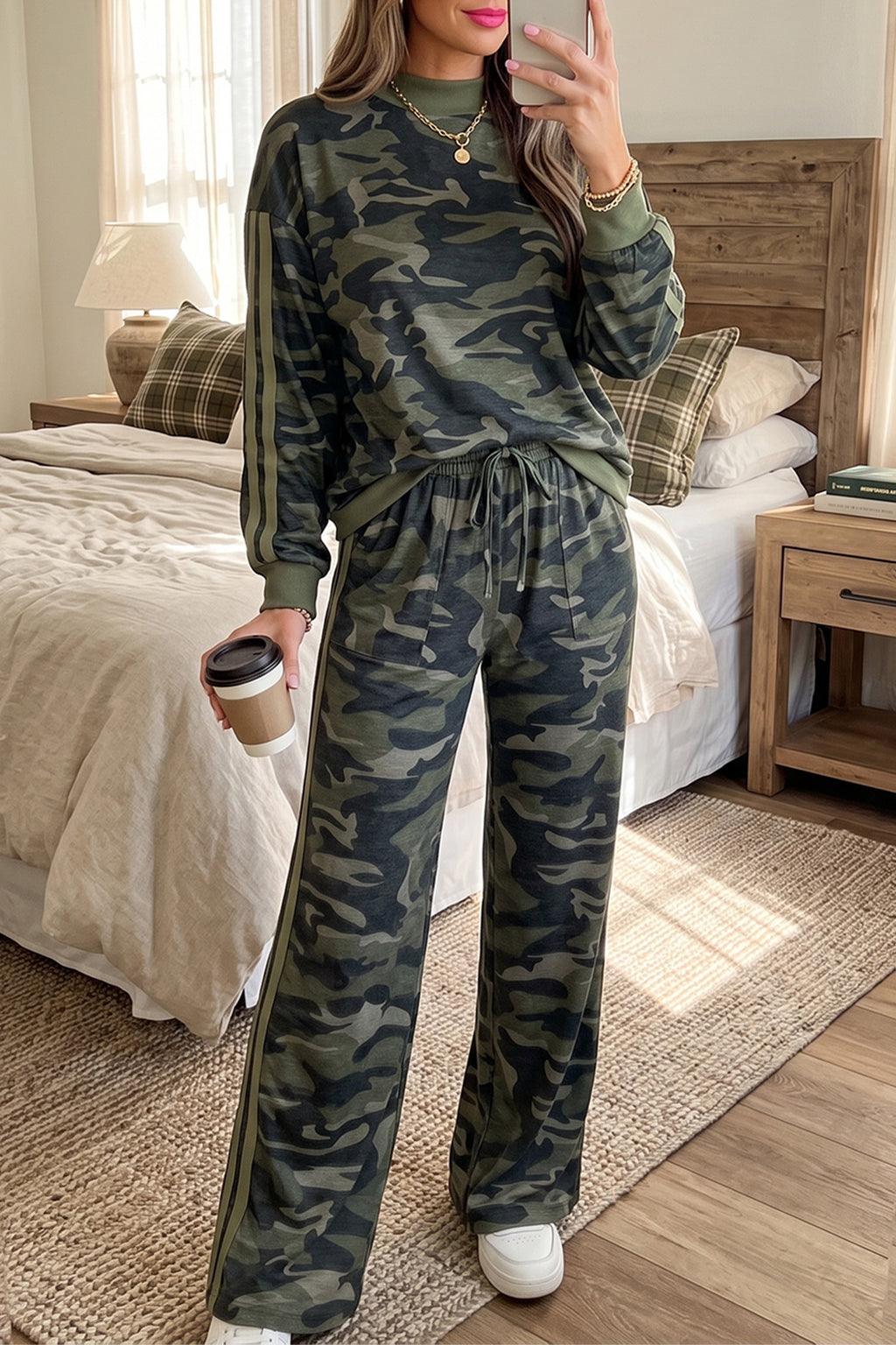 Camouflage Pants Set