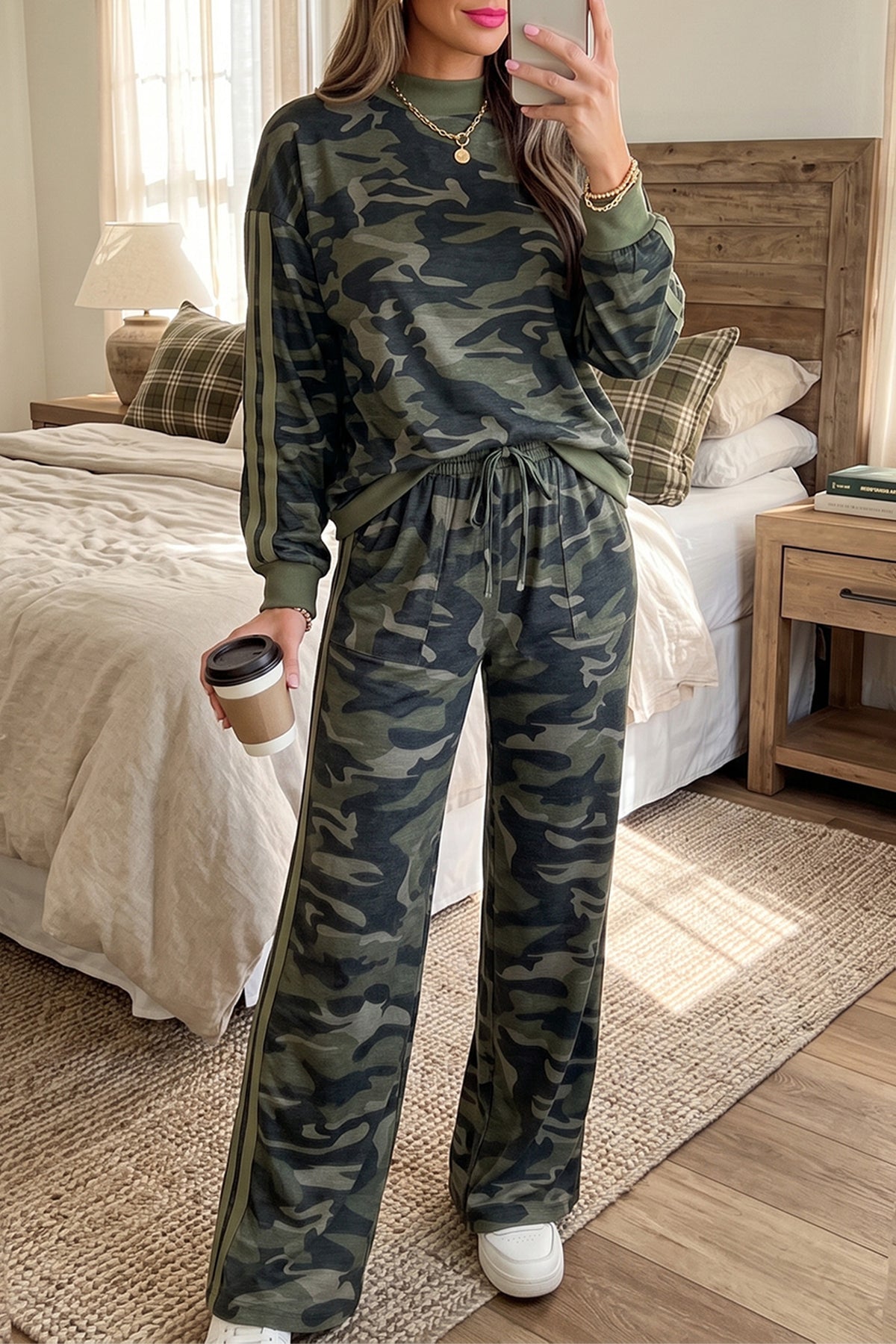 Camouflage Pants Set