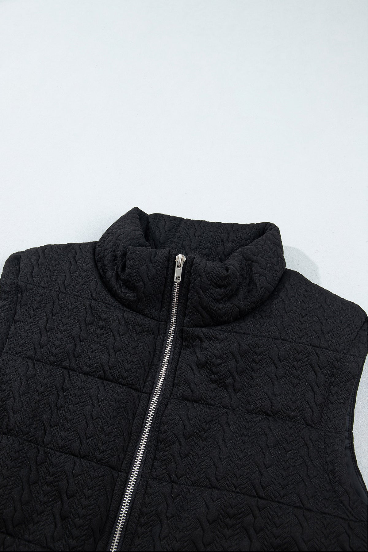 Quilted Zipper Winter Vest