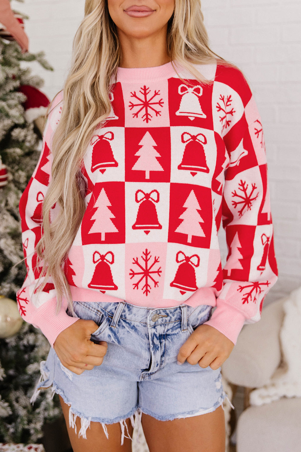 Pink Christmas Sweater