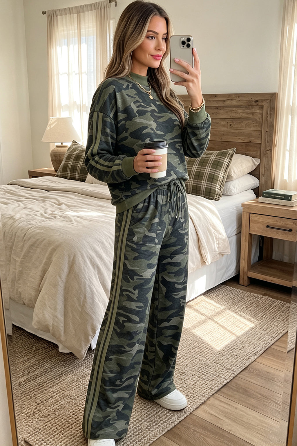 Camouflage Pants Set