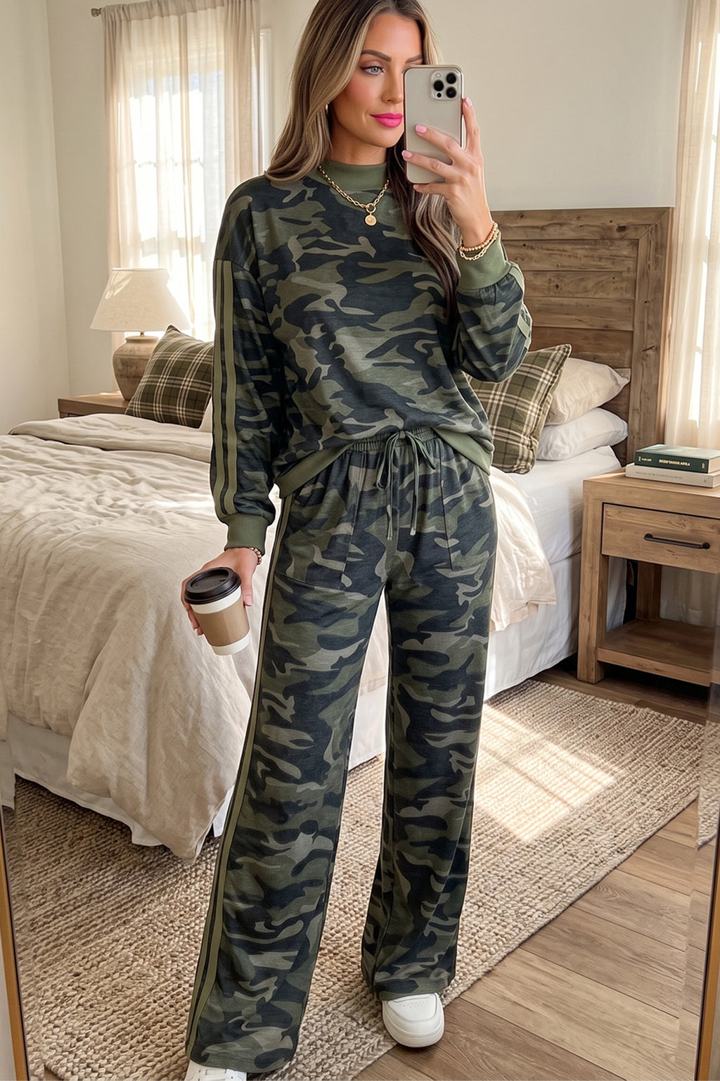 Camouflage Pants Set