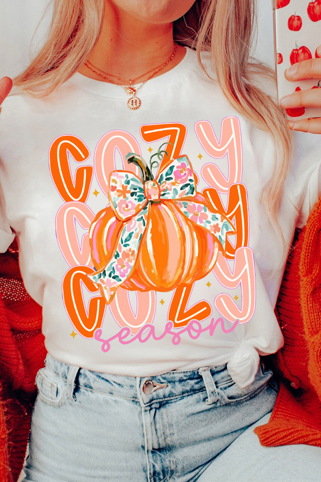 Cozy Season Pumpkin T-Shirt