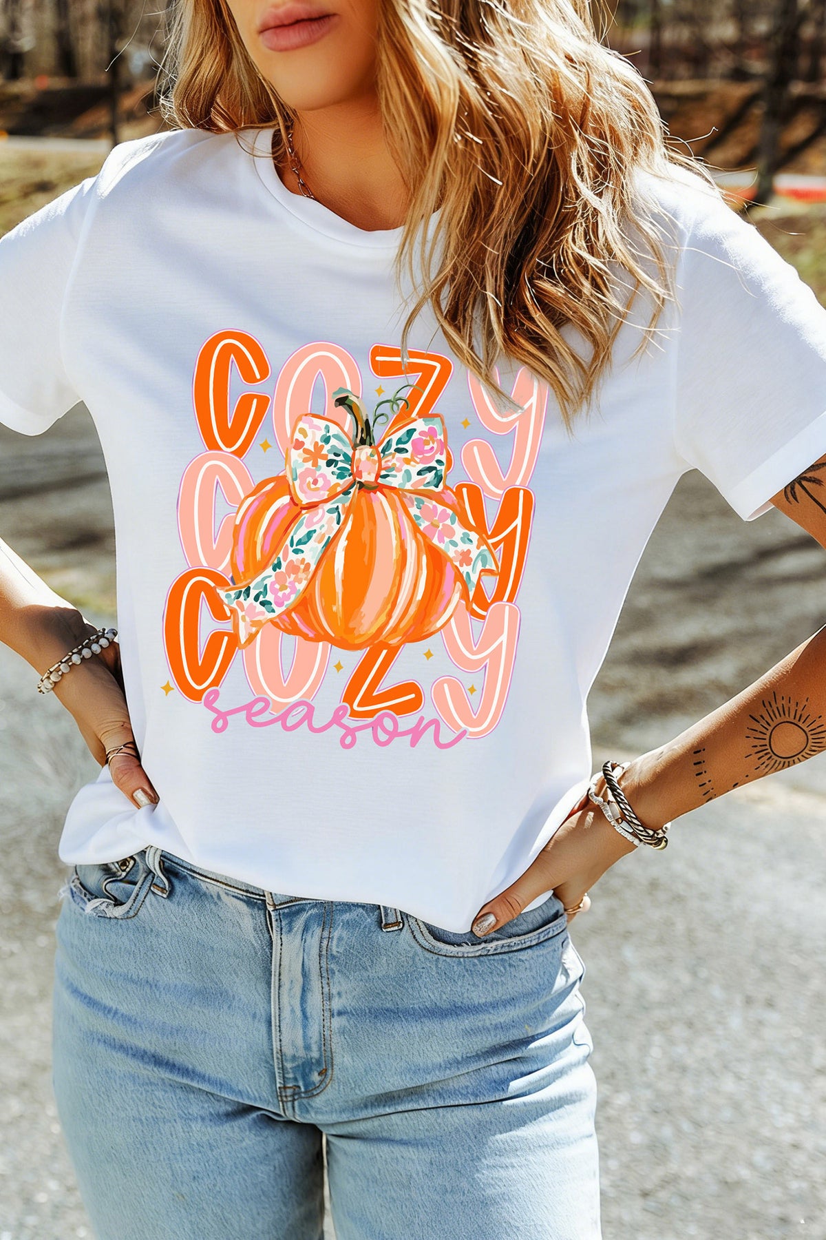 Cozy Season Pumpkin T-Shirt