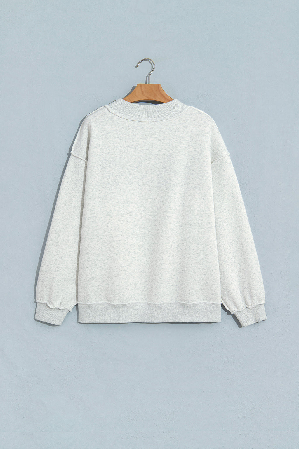 Reversible Jesus Saves Mock Neck Sweatshirt