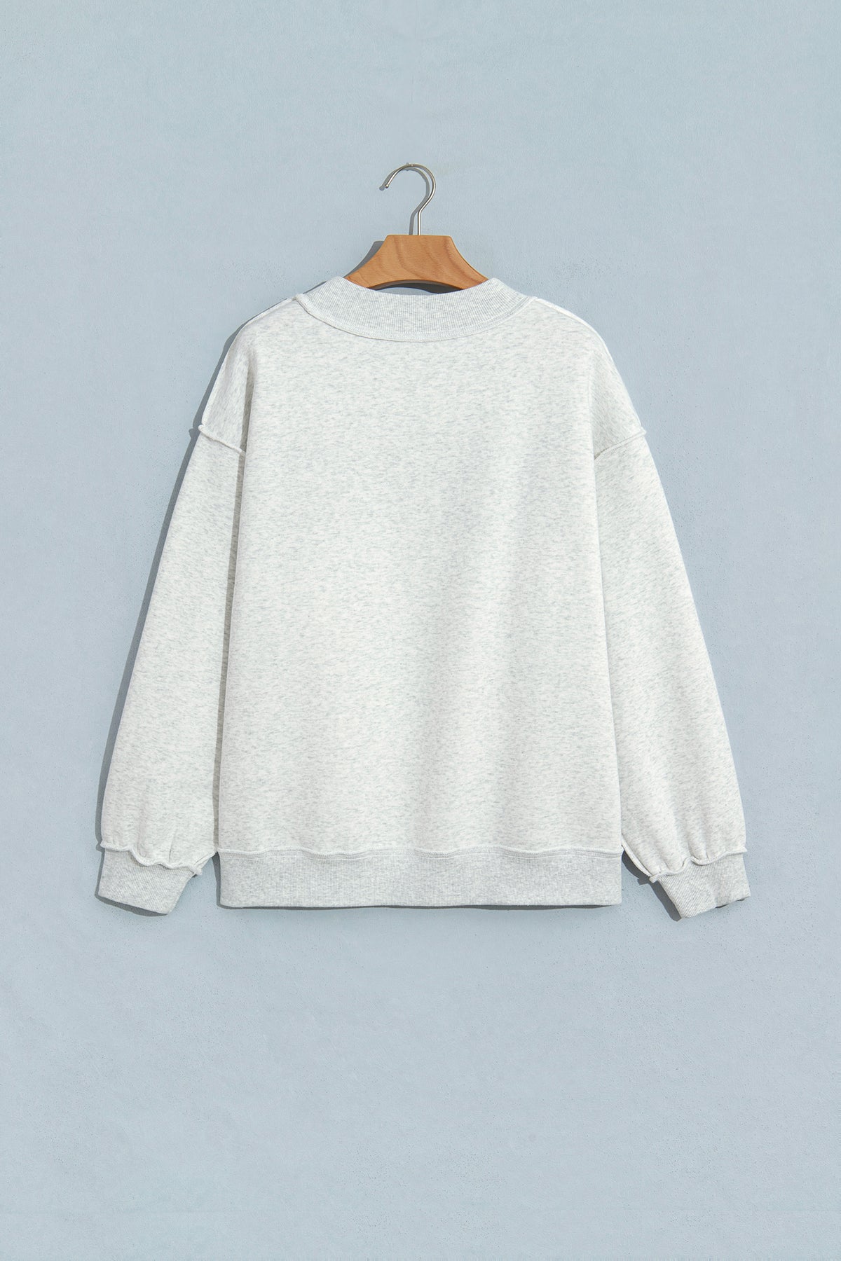 Reversible Jesus Saves Mock Neck Sweatshirt