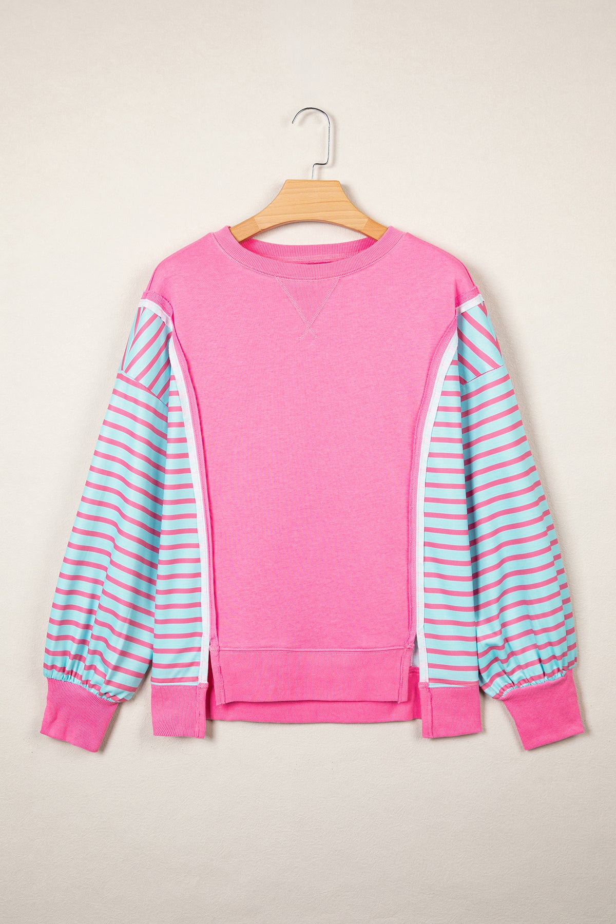 Stripe Relaxed Long Sleeve Top