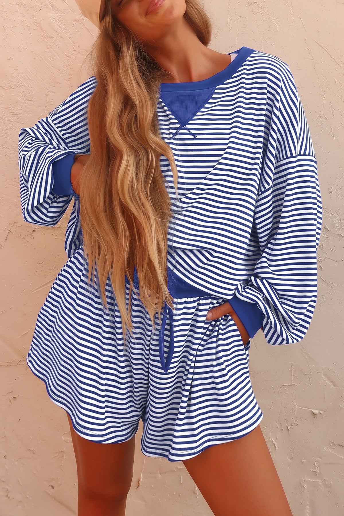 Oversized Long Sleeve 2pcs Set