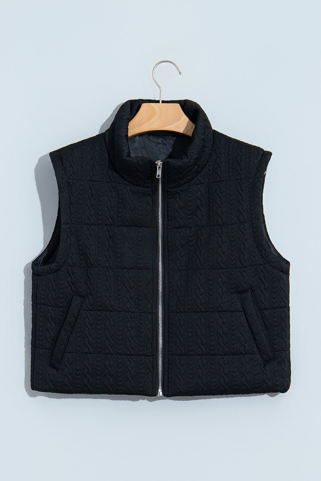 Quilted Zipper Winter Vest