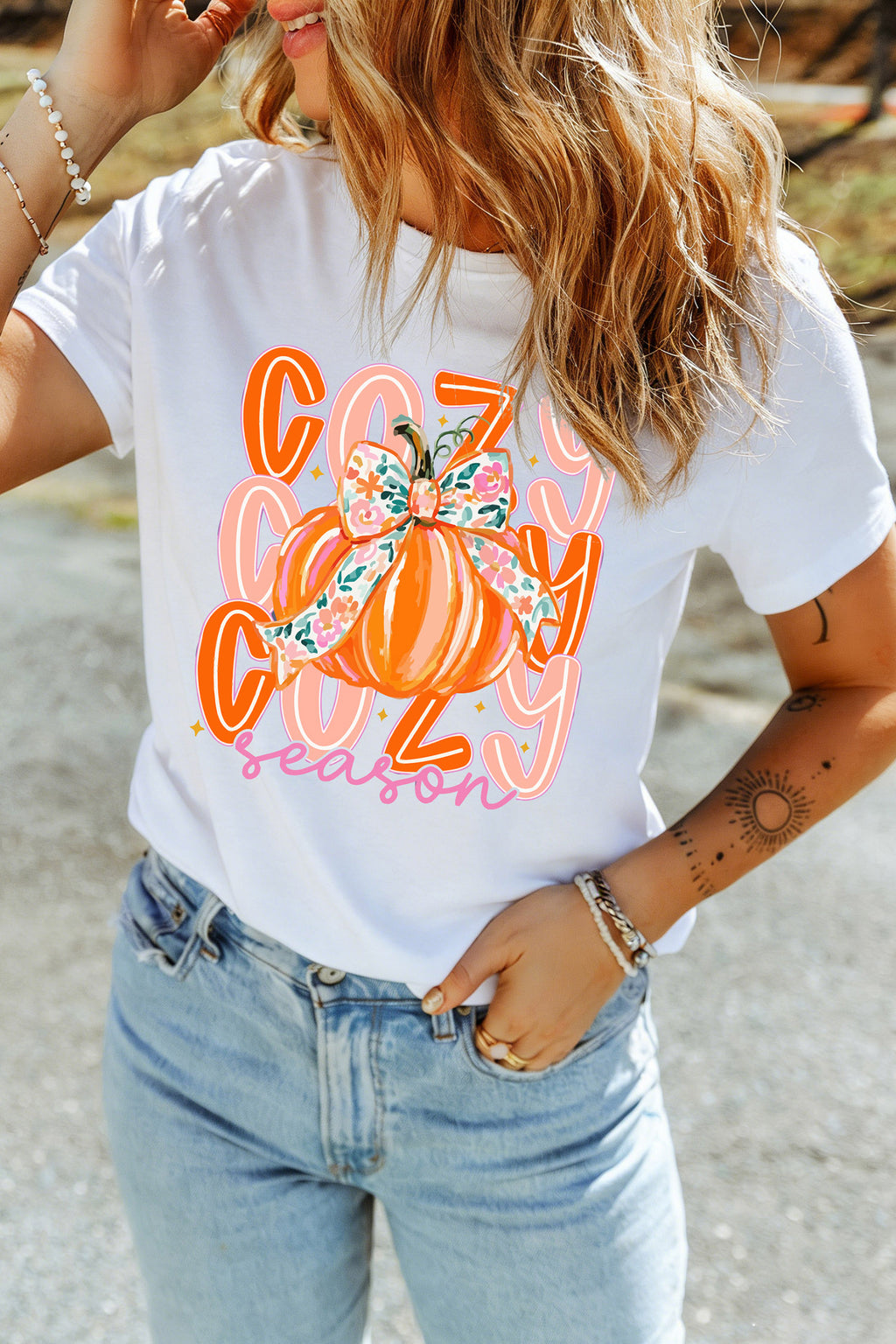 Cozy Season Pumpkin T-Shirt