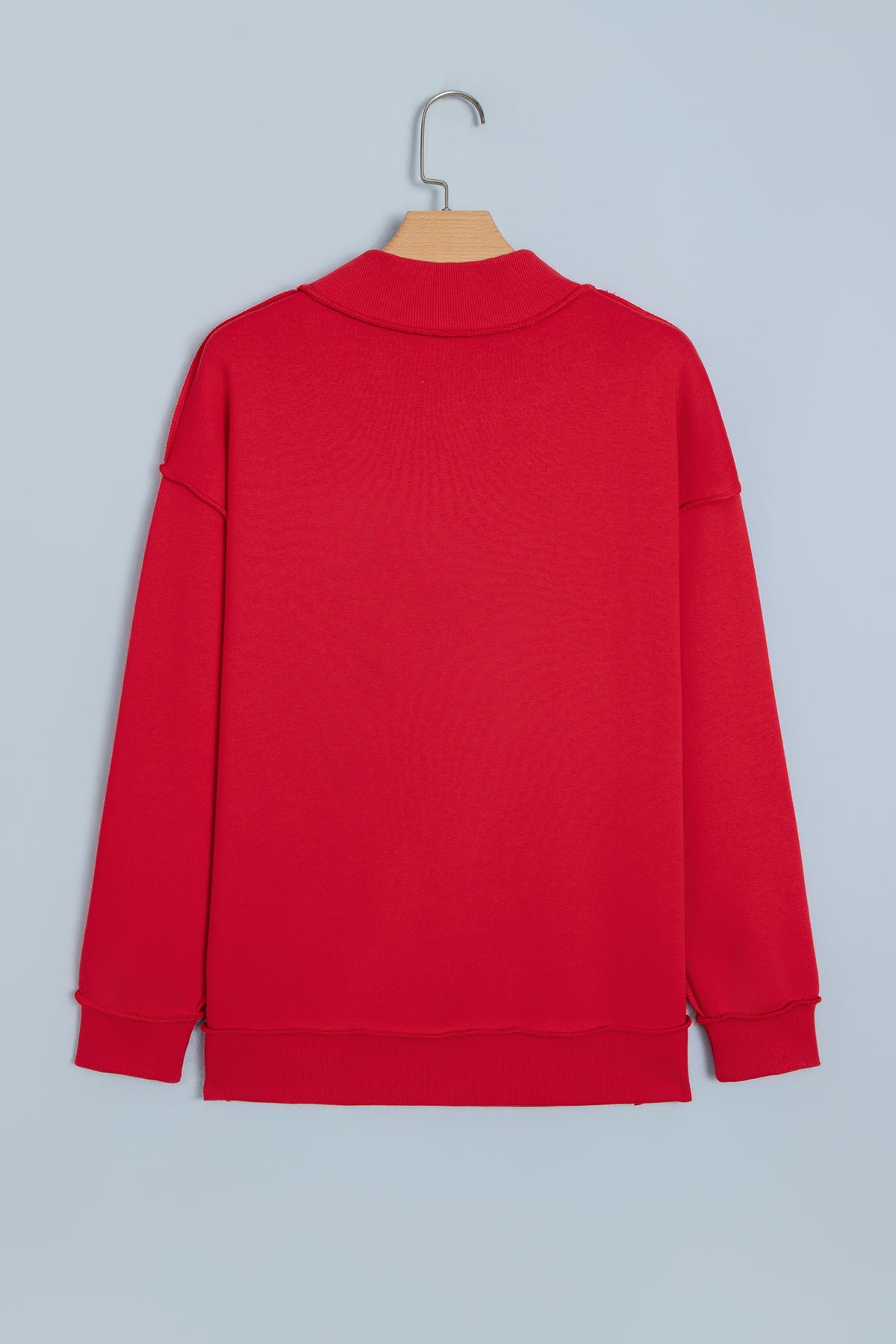 MERRY Embroidered Mockneck