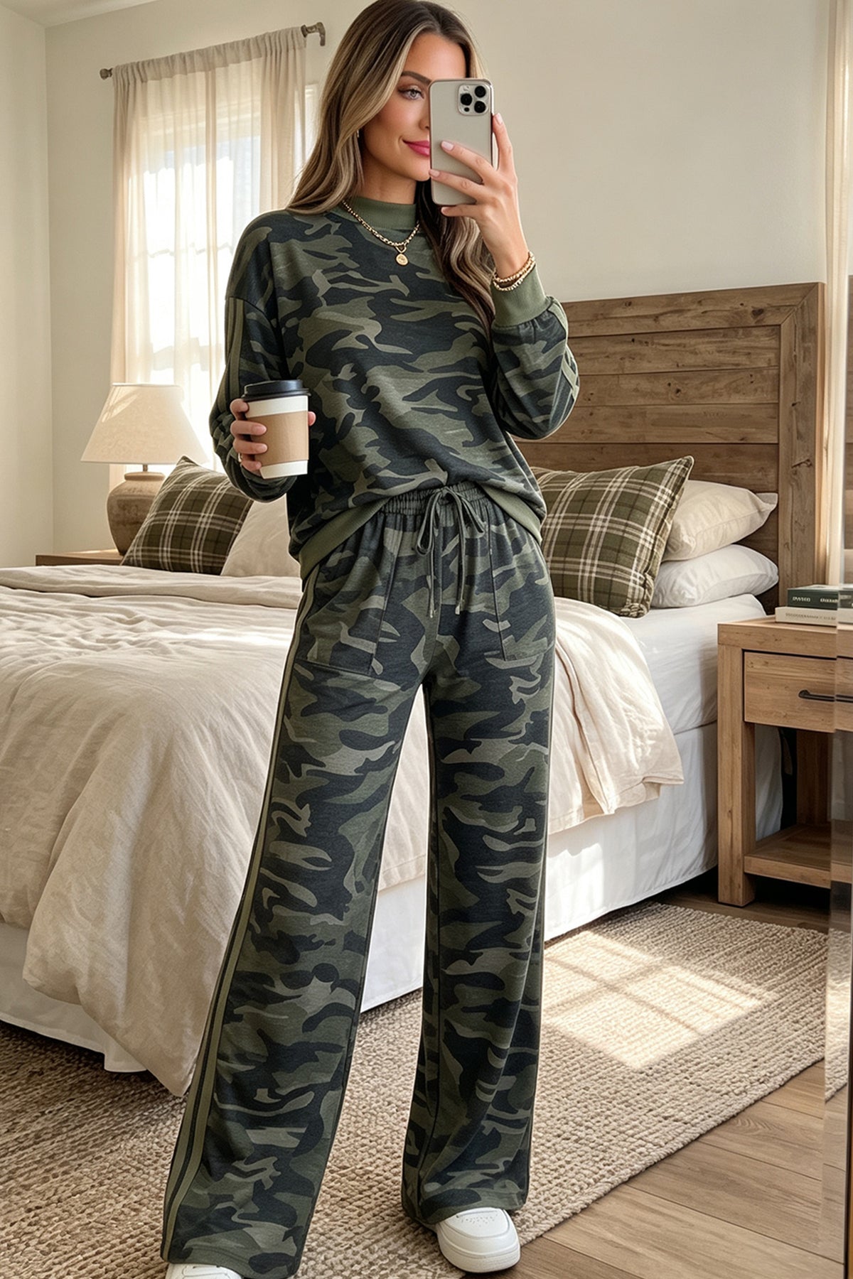 Camouflage Pants Set