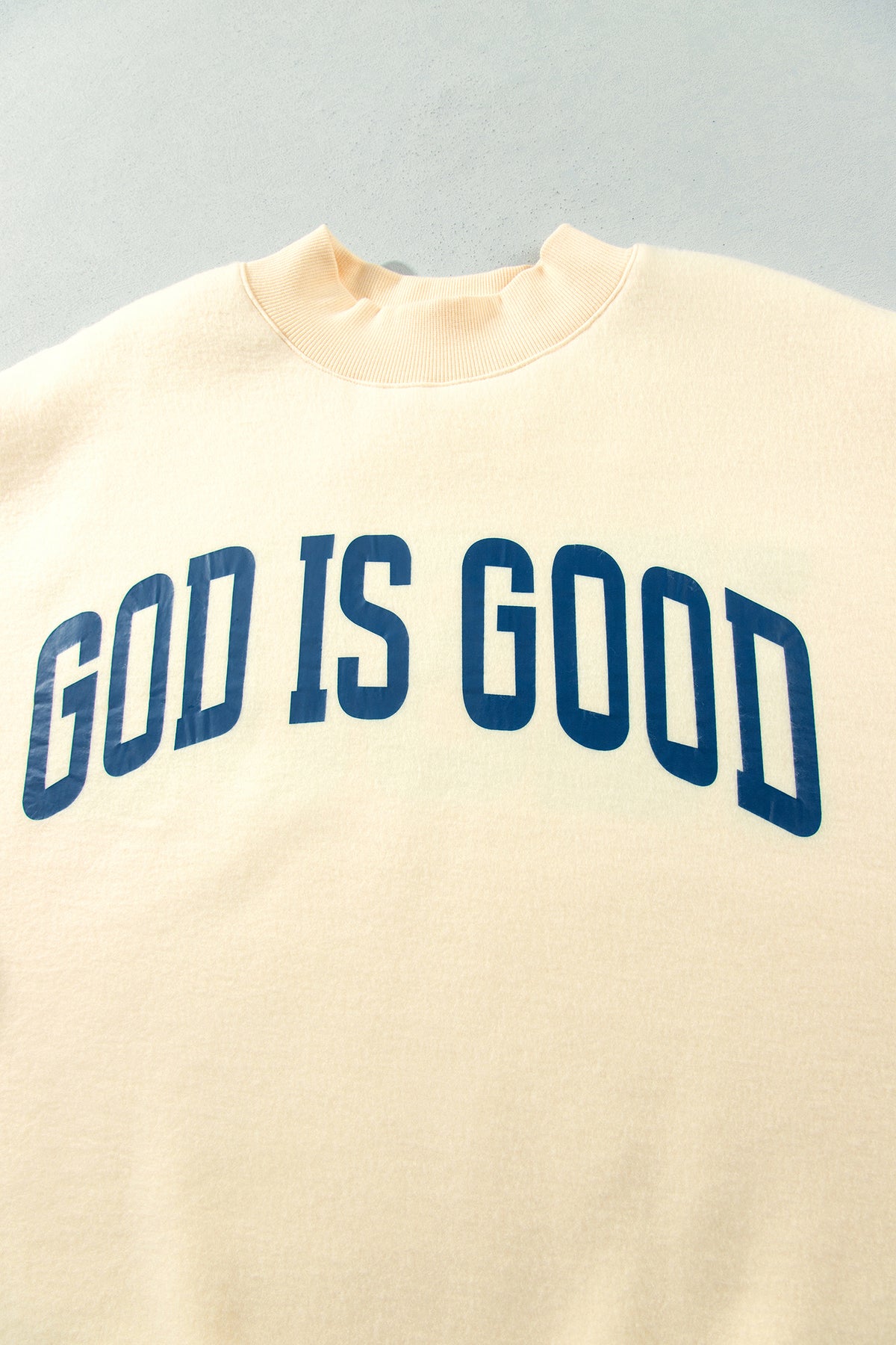 Jesus reversible Mock Neck Oversized Tunic Plus Size Sweatshirt