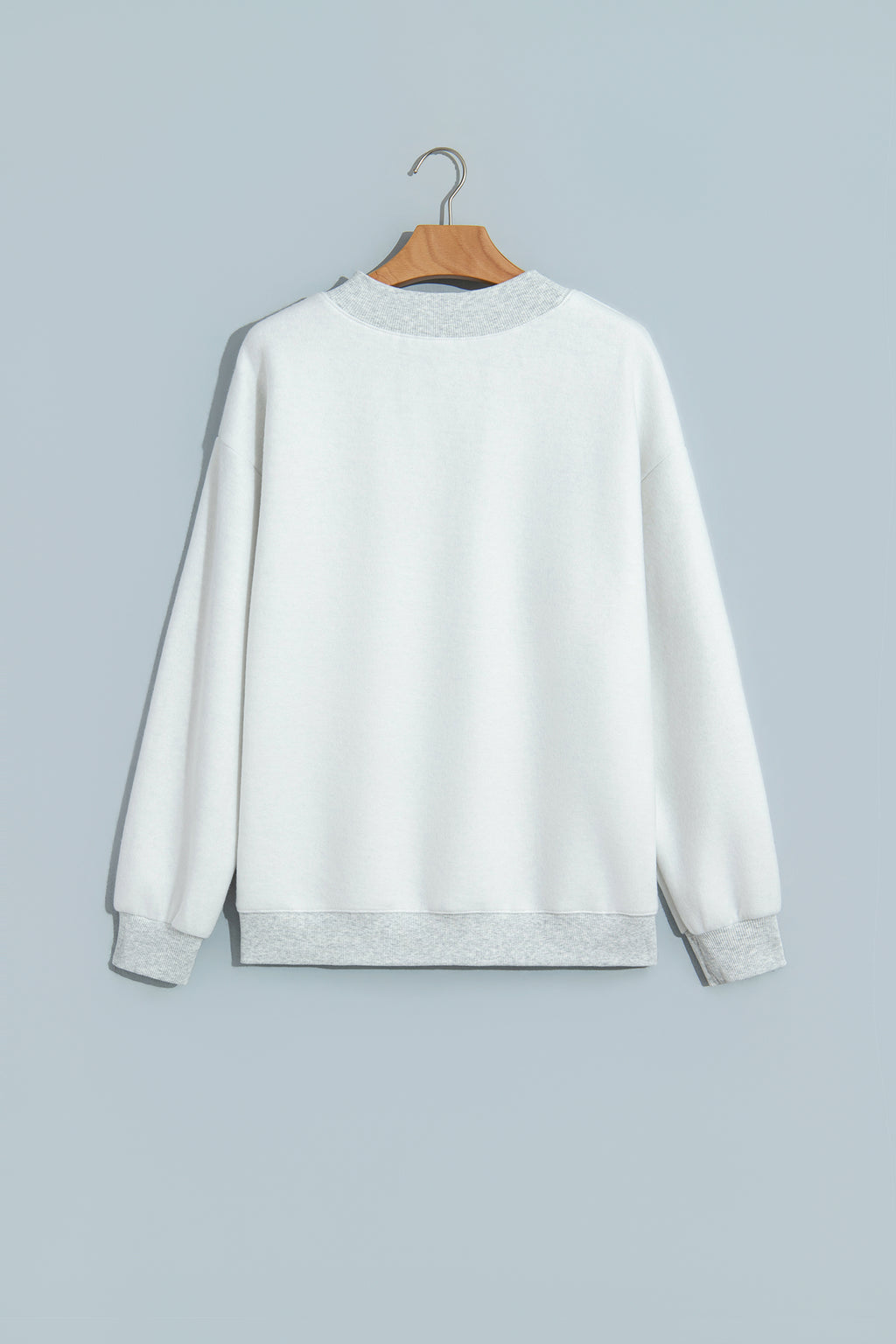 Reversible Jesus Saves Mock Neck Sweatshirt