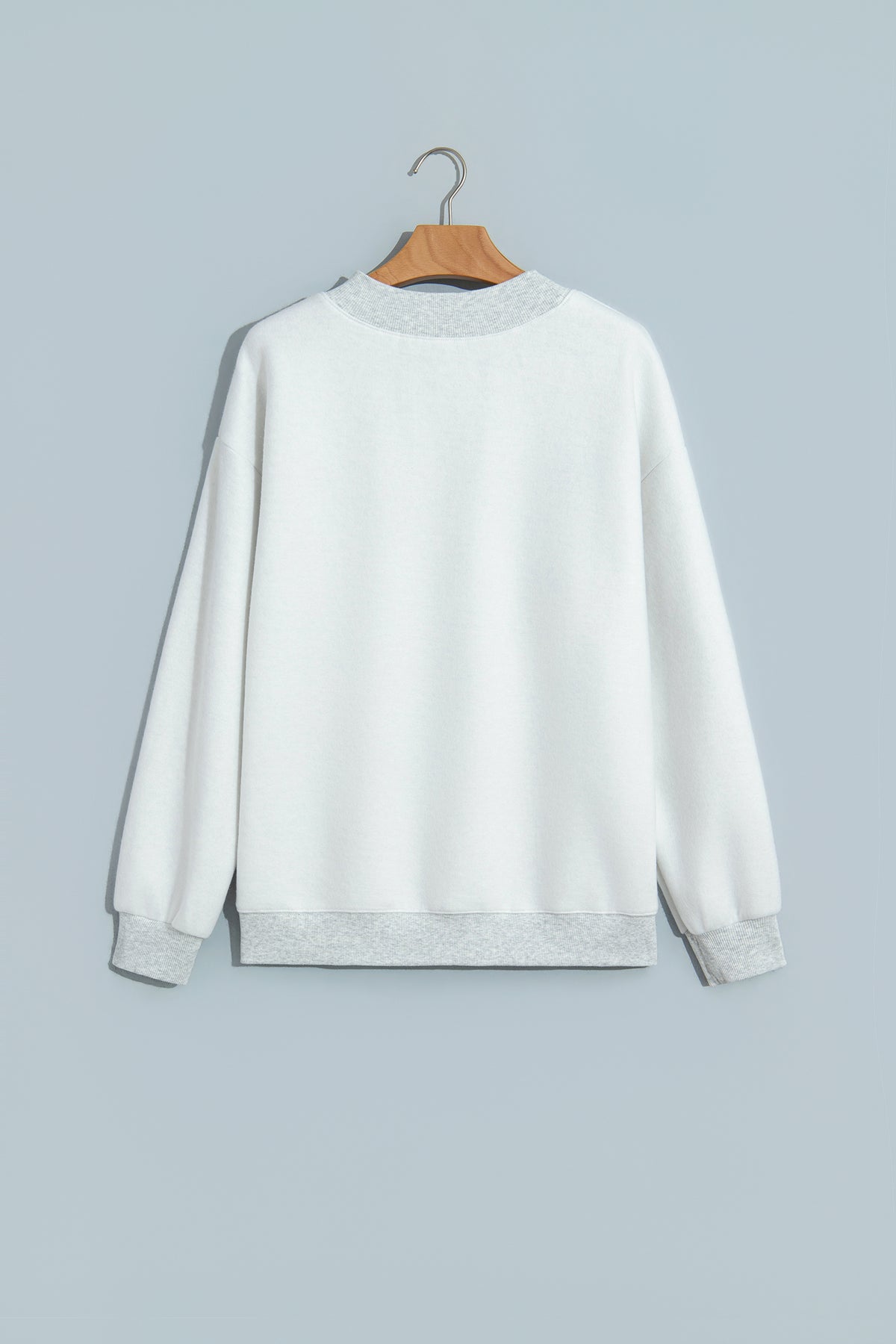 Reversible Jesus Saves Mock Neck Sweatshirt
