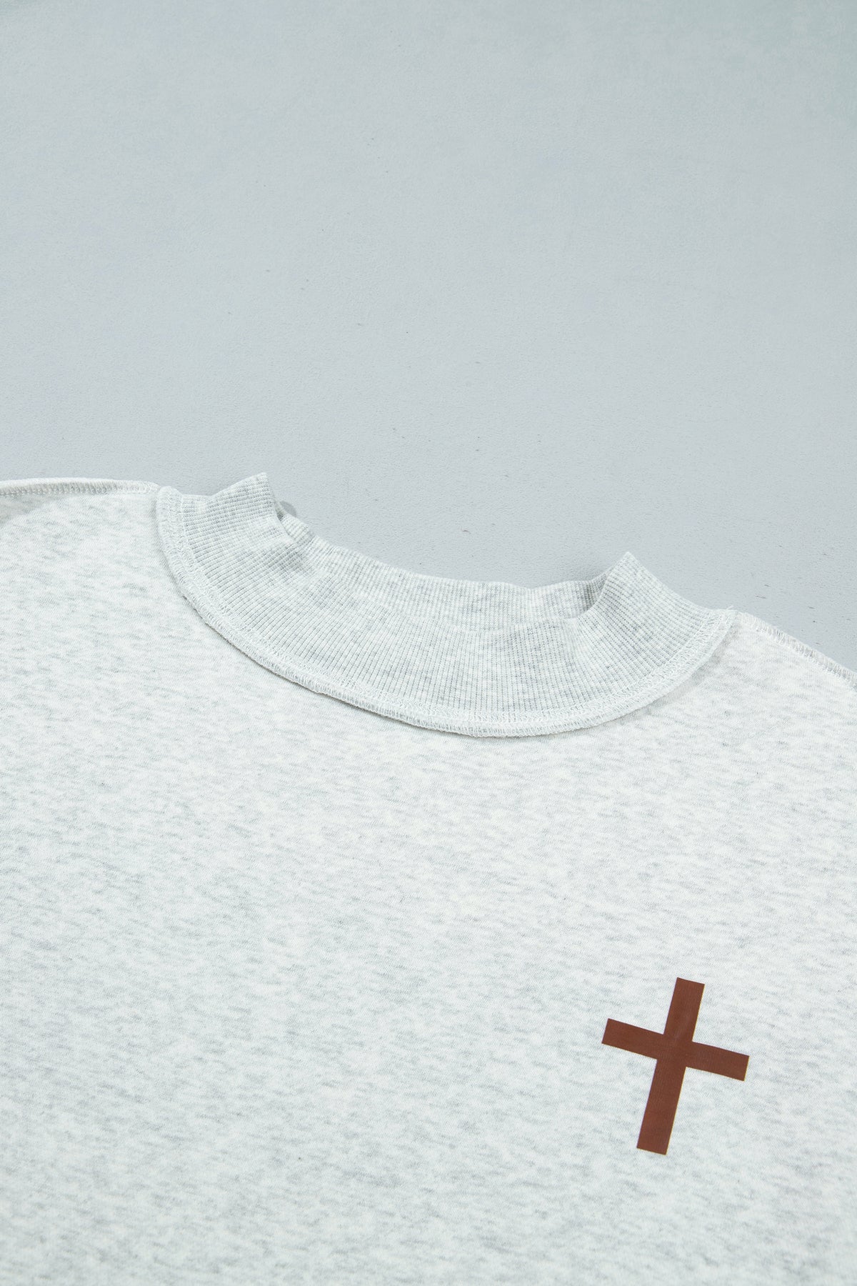 Reversible Jesus Saves Mock Neck Sweatshirt