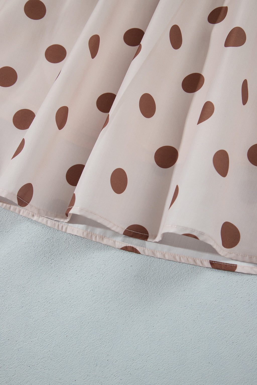 Polka Dot Midi Long Sleeve Dress
