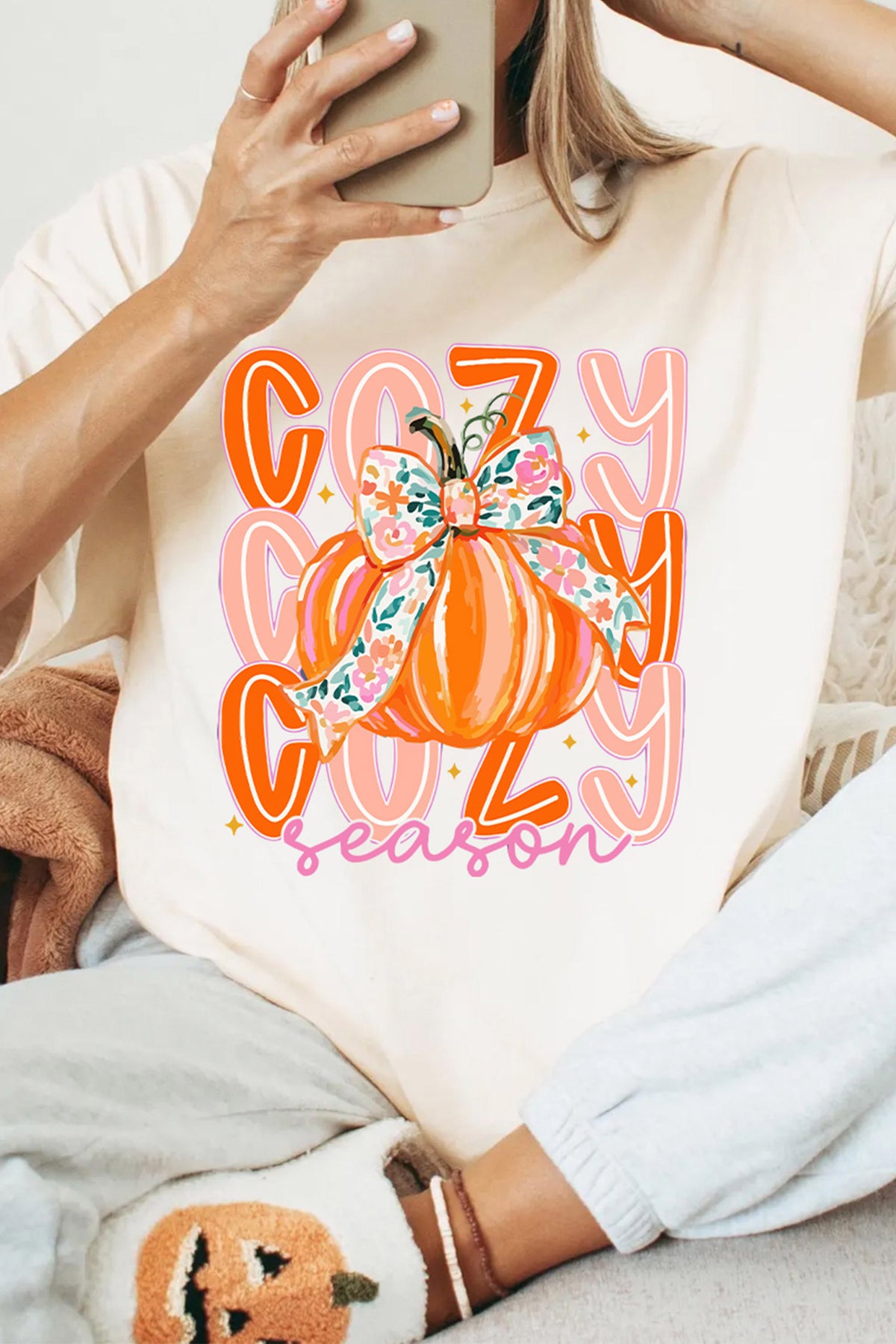 Cozy Season Pumpkin T-Shirt