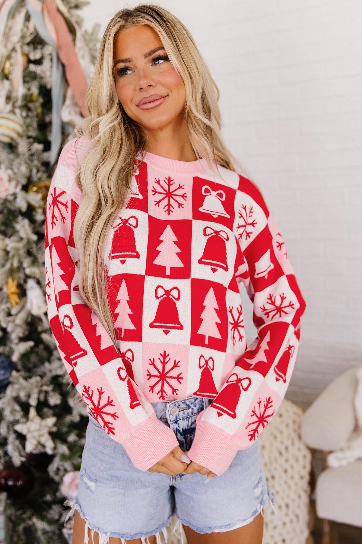 Pink Christmas Sweater