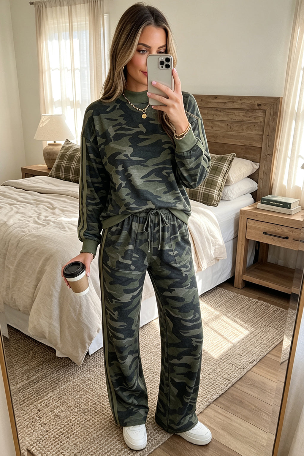 Camouflage Pants Set